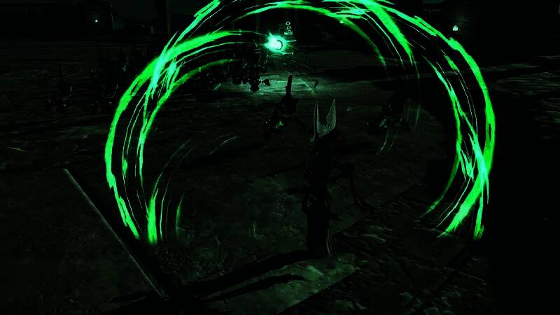 萨尔达与克洛格并肩站立，准备发动联合技，空气中闪烁着元素能量