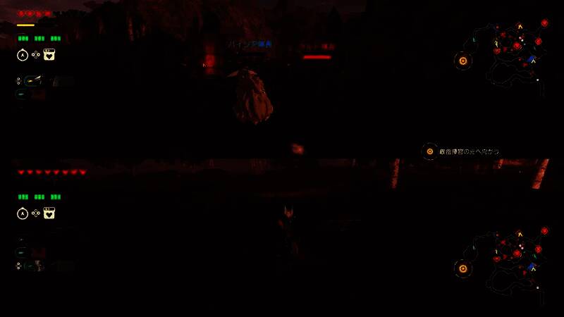 劳鲁与索尼娅并肩而立，背后是初建的海拉鲁城堡轮廓