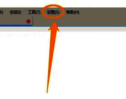 Kate软件主界面顶部菜单栏，鼠标悬停在‘设置’按钮上，界面清晰展示各项功能选项