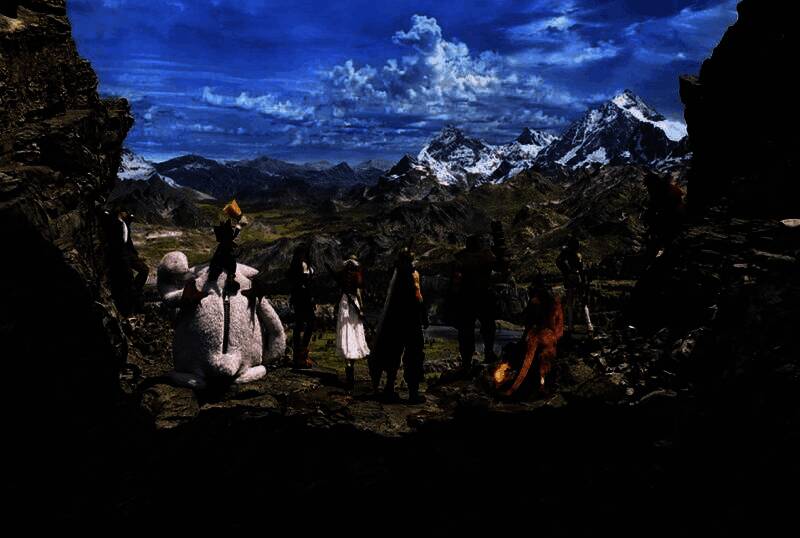 《最终幻想7：重生》制作人浜口直树发表关于多平台战略的推文截图，背景为游戏主角克劳德持剑站立的高清画面