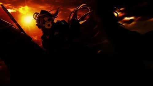 父亲牵着长大后的女儿站在山顶，云海翻腾，象征人生的广阔未来