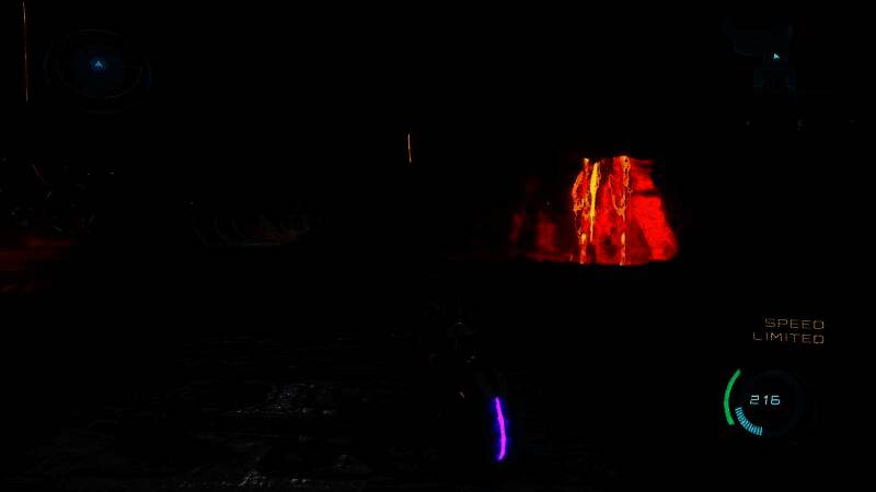 萨姆斯的动力装甲正在进行系统自检，全息投影显示各部件状态与能量水平