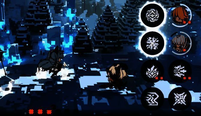 角色技能树界面展示，左侧为角色立绘，右侧为可升级的三个技能图标，周围环绕着经验值与资源消耗提示