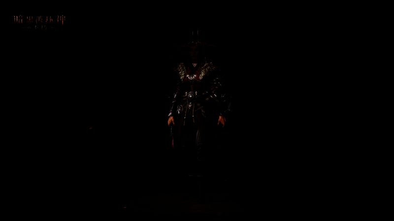 男性战士职业穿着【侠影之锋】时装正面特写，铠甲融合中式劲装元素，手持巨剑，背景为雪山夜景