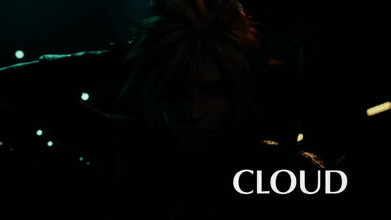 战斗场景特写，蒂法施展连击技能，拳风带起粒子特效，背景为崩塌中的神罗大厦