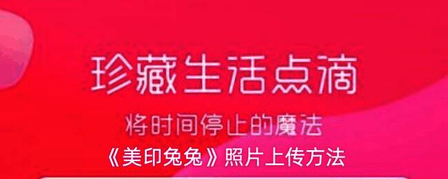 美印兔兔APP首页界面，底部有云相册按钮高亮显示