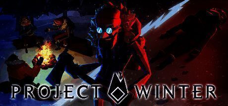 《冬日计划2.0：小屋发烧》官方宣传图，展示雪地中数名角色在小屋外紧张对峙的场景，背景风雪交加，氛围紧张刺激