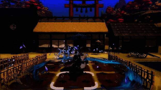 婚礼场景概念图，主角身穿传统服饰，在亲友见证下举行仪式