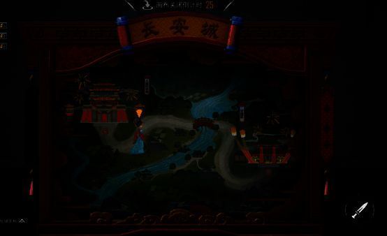 玩家站在许愿池旁抛出背包，水面泛起金光，浮现出稀有武器箱