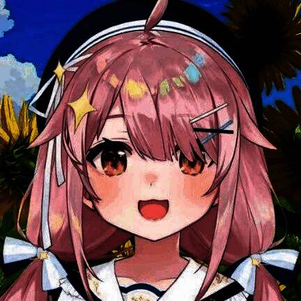 主播永雏塔菲的直播宣传海报，卡通形象手持游戏手柄，背景为动态灯光效果