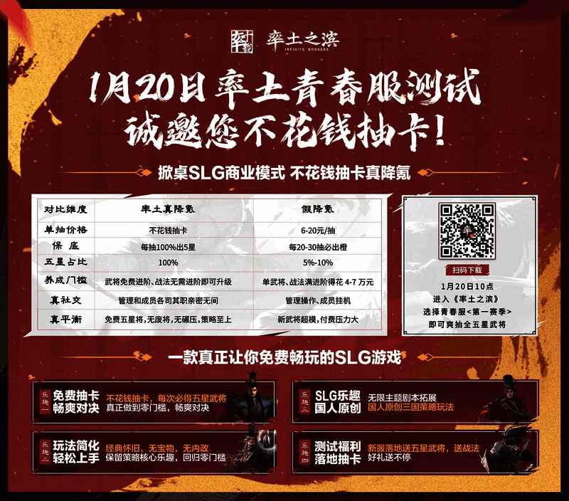 《率土之滨》十周年宣传图，主视觉展现古代战场恢弘气势，将士列阵、旌旗飘扬