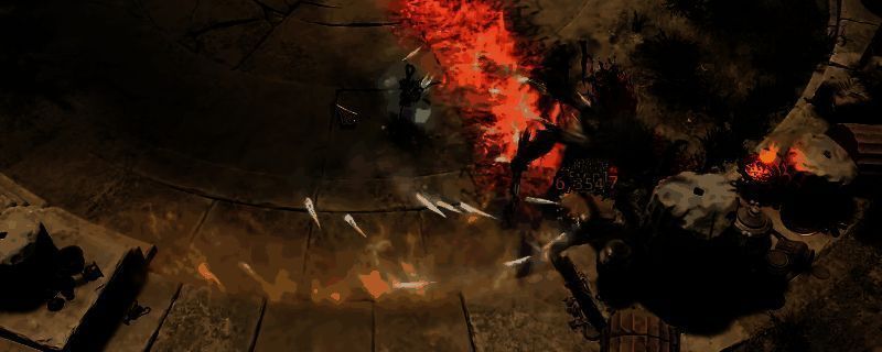 《泰坦之旅2》游戏中冰法角色释放寒冰风暴技能的瞬间，画面充满蓝色冰晶特效，敌人被冻结并炸裂