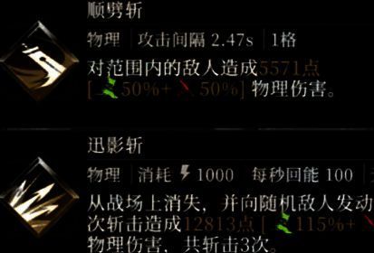 迅影斩技能动画示意，角色化作残影穿梭于敌人之间