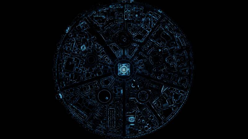 《宝可梦传说 Z-A》游戏宣传图，主角手持装置穿梭于未来都市密阿雷市的街头