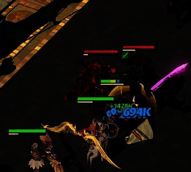 亚莉克希技能释放特效，展开双翼释放光芒，为周围队友施加无敌护盾与生命恢复效果