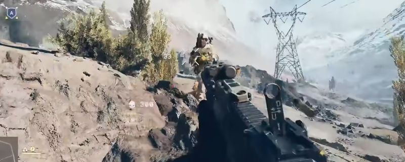 《战地6》游戏中M417步枪的武器界面展示，清晰呈现枪械外观与配件槽位布局