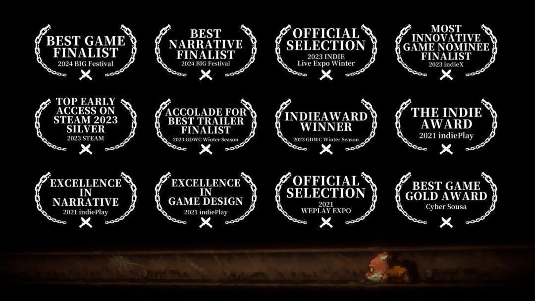 游戏中两位主角对峙场景，狐狸托马斯与黑豹鲍勃神情凝重，气氛剑拔弩张