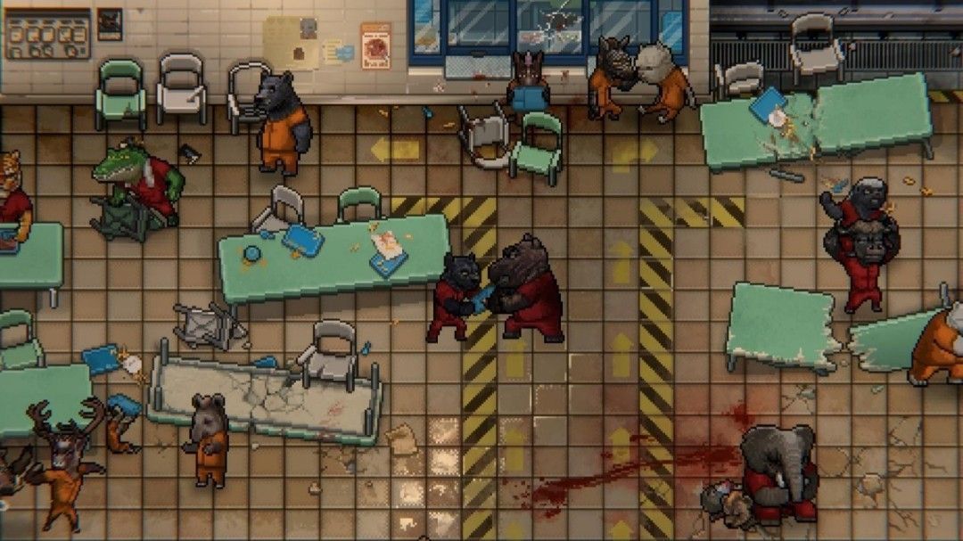 主角潜行穿过下水道通道，手持手电筒照亮前方，环境潮湿幽闭