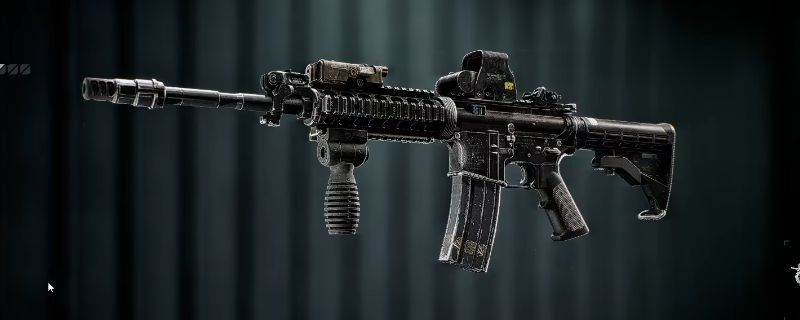 《战地6》游戏中M4A1卡宾枪的详细配件改装界面，展示枪管、握把、瞄具等模块的装配情况