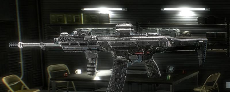 《战地6》游戏中M433突击步枪在战场上使用的实机画面，枪口火光闪烁，背景为城市废墟