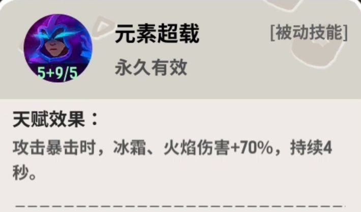 法师装备附魔界面，元素超载等级显示为+9