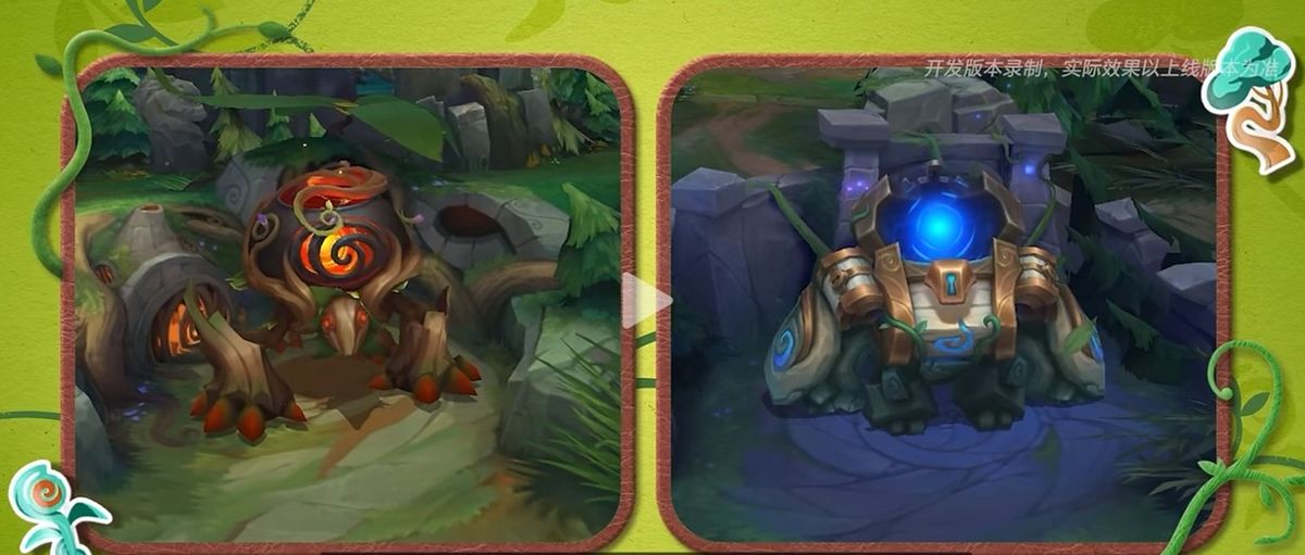 红蓝BUFF区域焕然一新，魔法光环流转，象征着全新三阶段机制的开启