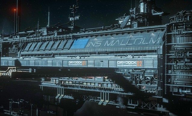 角色站在外星地表眺望远方，天空呈现奇异极光，星球轮廓清晰可见