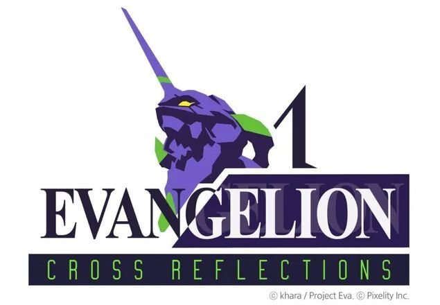 《EVANGELION:Δ CROSS REFLECTIONS》概念宣传图，画面中初号机在红色液体中缓缓苏醒，背景为NERV基地内部结构