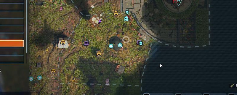 游侠前哨站内部场景，一名角色正打开带有螺旋图案的宝箱，光线从破损屋顶洒下