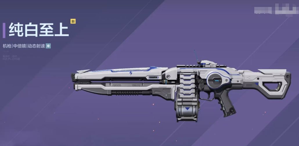 深渊狂潮霰弹枪特写，枪口喷出烈焰，背景为爆炸火光