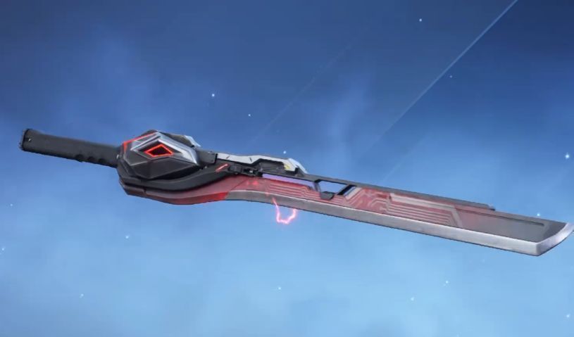 死神镰刀释放终极技能瞬间，黑色能量波扩散，周围敌人被击飞