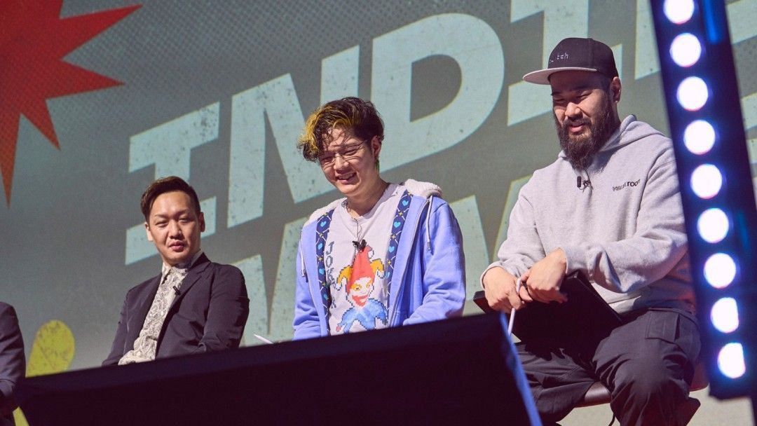 INDIE Waves环节中多款独立游戏画面轮播展示，风格各异的游戏角色与场景交织呈现