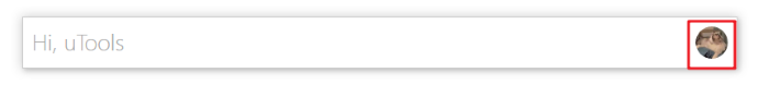 用户按下Alt+空格后弹出uTools侧边栏，鼠标指向右上角圆形头像图标