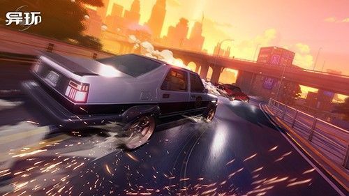 角色特写画面，主角身穿战术风外套，手持能量武器，在雨夜街道中警戒前行