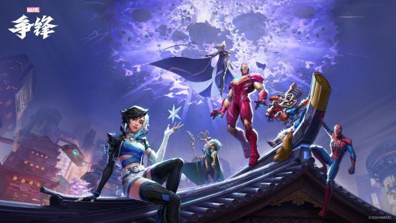 多家权威媒体对《漫威争锋》的正面评价截图拼图，包括IGN、Game Rant和福布斯