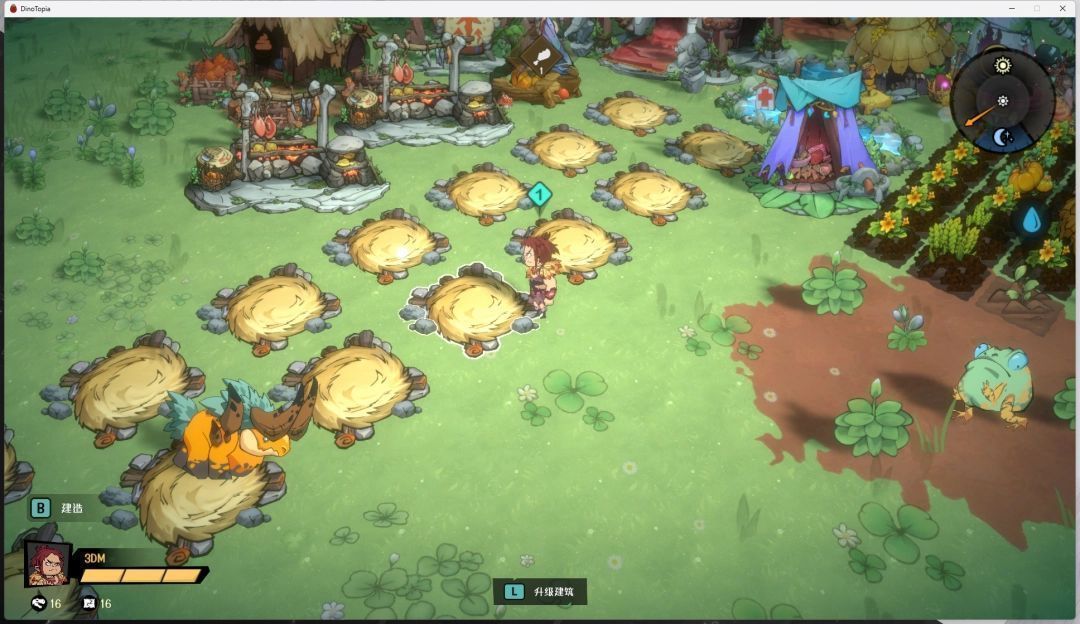 夜晚场景下的睡袋，数只迪诺兽蜷缩在柔软的睡袋中安睡，头顶飘出Zzz符号