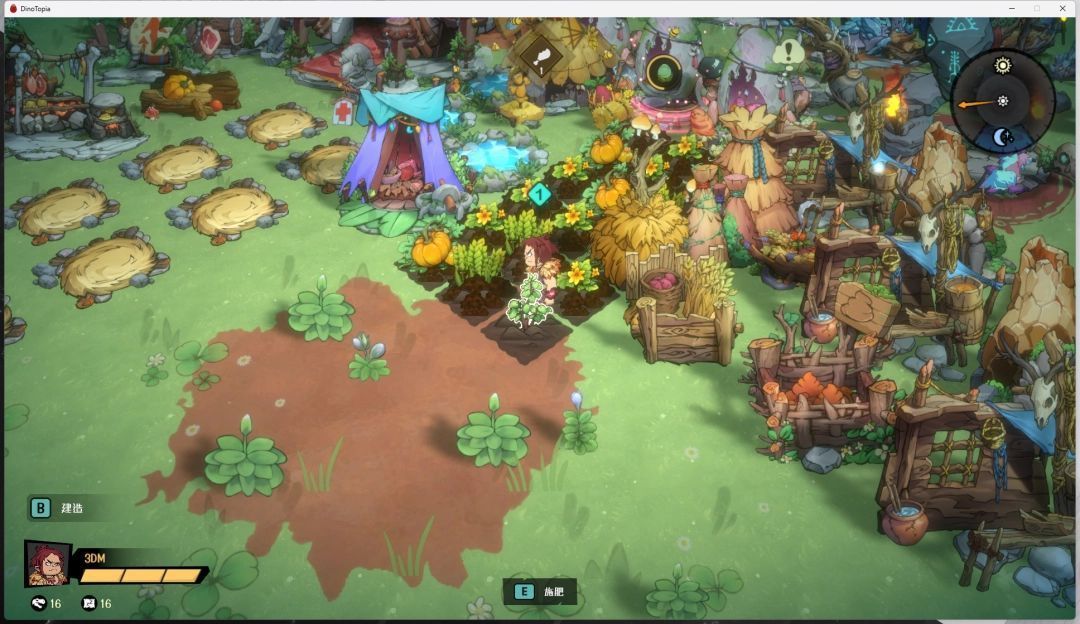 农田俯视图，整齐划分的田地里种植着不同颜色的作物，部分已成熟待收获