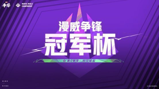 ‘冠军杯’赛事宣传海报，多位经典漫威英雄环绕竞技舞台，背景闪耀‘10万奖金池’字样