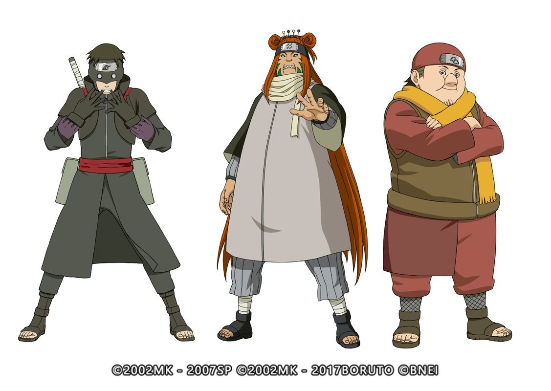 三位限定忍者并列展示，下方标注各自特色标签：控制、爆发、支援