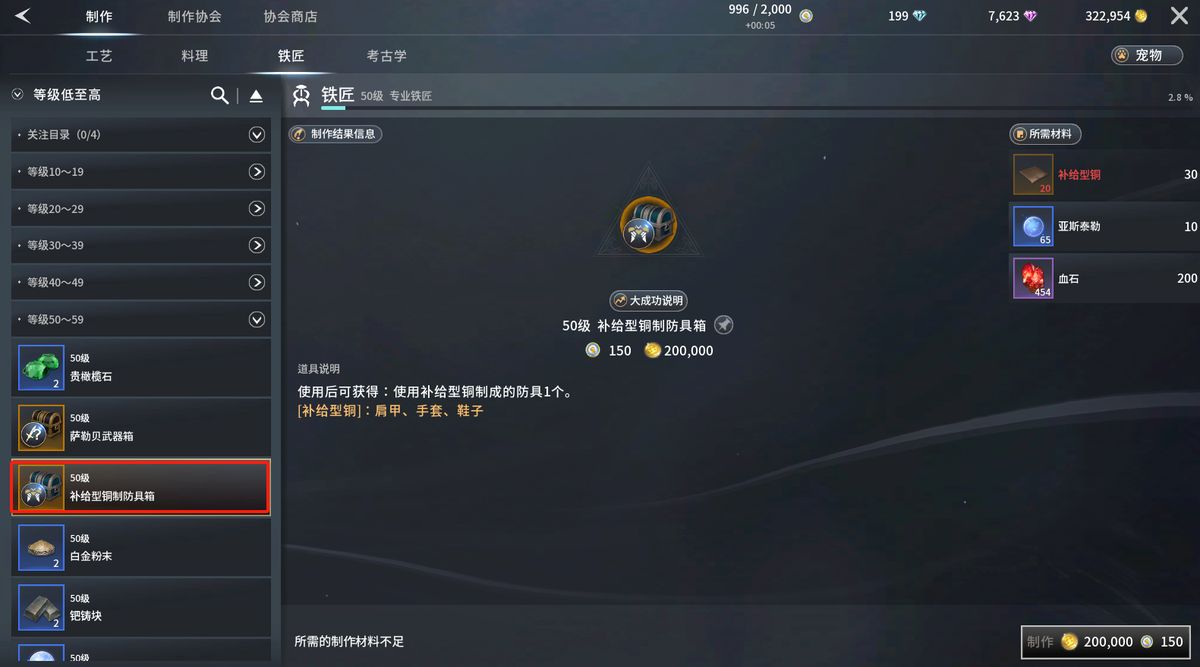 铜制防具全身穿戴效果图，金属质感强烈，泛着青铜光泽