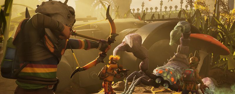 《禁闭求生2》中红色复仇者单手剑特写画面，剑身泛着血红光泽，周围环绕毒雾特效，背景为阴暗潮湿的地下蚁穴洞窟