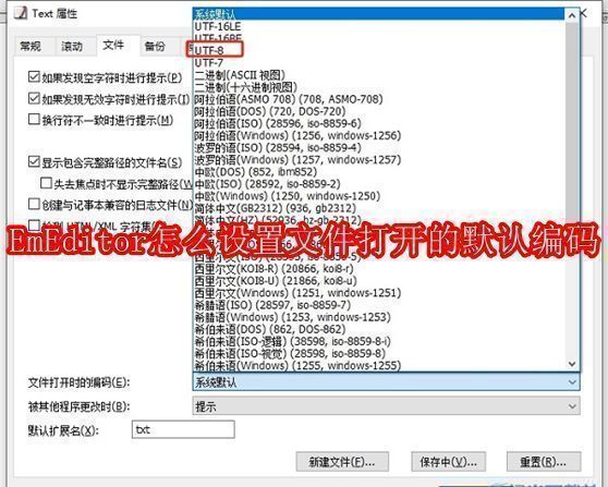 EmEditor主界面展示，顶部菜单栏清晰可见，工具选项被鼠标指针指向