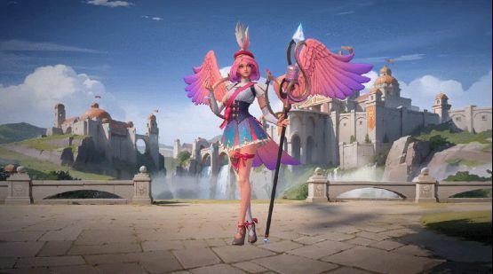 新加入英雄角色展示墙，包含甜美风少女与机械风动物英雄