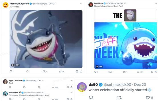  Twitch直播画面截图，主播正在玩‘洒雪节’模式，聊天区滚动着‘LOL’‘CUTE AF’等弹幕