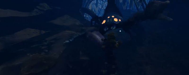 北地蝎发动四连尾刺攻击的瞬间画面，地面扬起尘土，角色正处于跳跃躲避状态