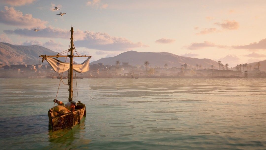 主角在密林小径中潜行，前方有罗马士兵持盾巡逻