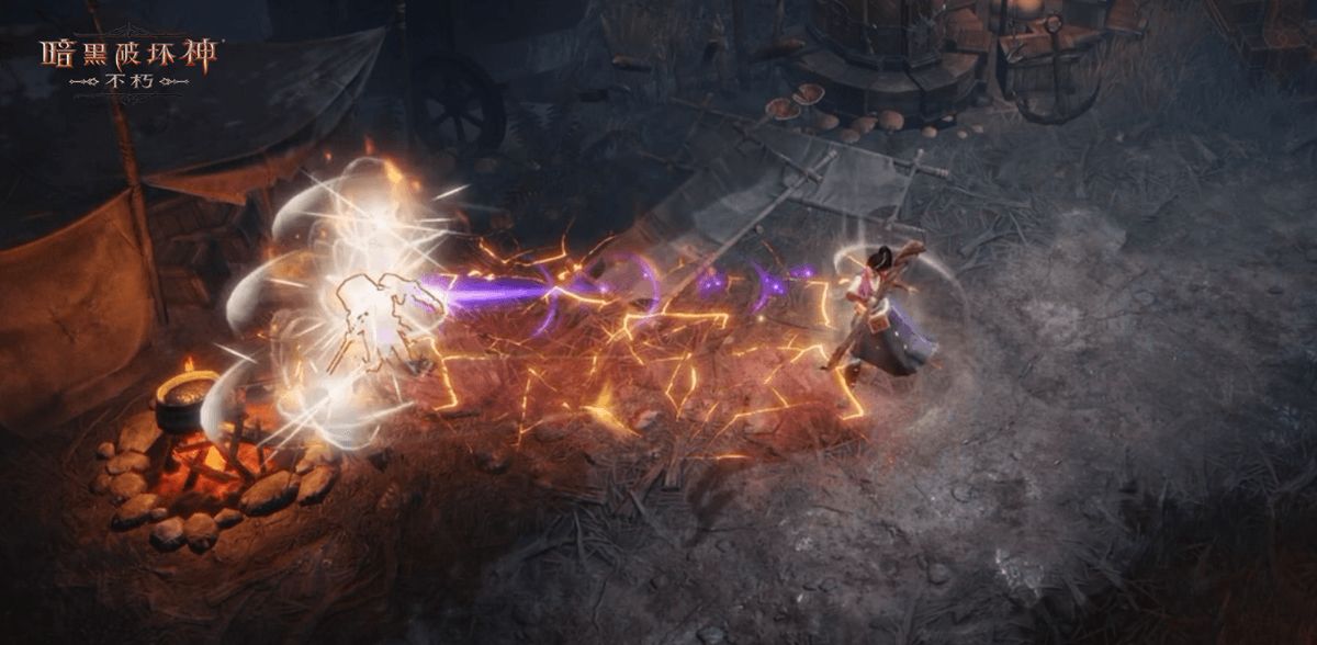 三颗新传奇宝石在游戏界面中呈扇形排列，光芒璀璨，分别标注了名称与星级，背景为燃烧的战场