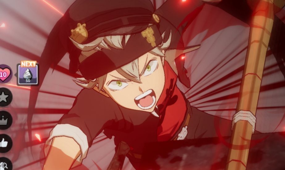 尤诺施展强力风魔法，卷起巨大龙卷风攻击多个敌人，画面充满动感特效