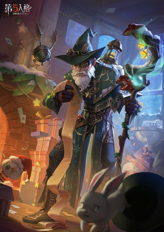 月亮河嘉年华圣诞场景全景，雪花飘落，灯光璀璨，游客在冰面上嬉戏滑行