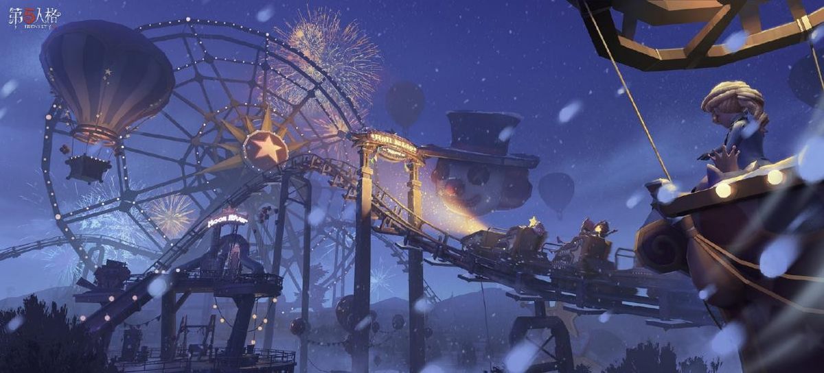 26号守卫化身雪怪形象，全身覆盖冰雪，双眼泛蓝光，站在雪地中央咆哮